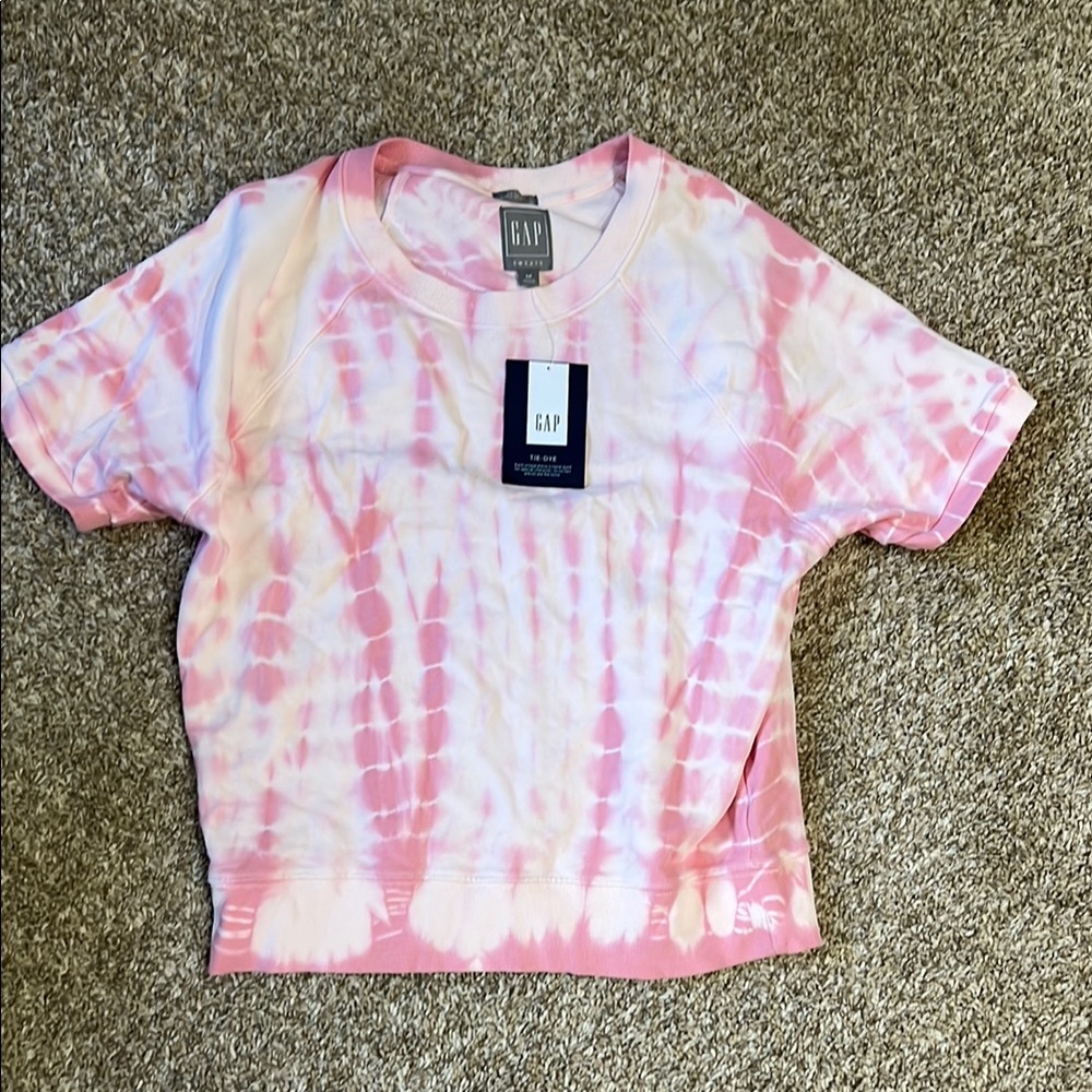 GAP Pink Tie-Dye T-Shirt